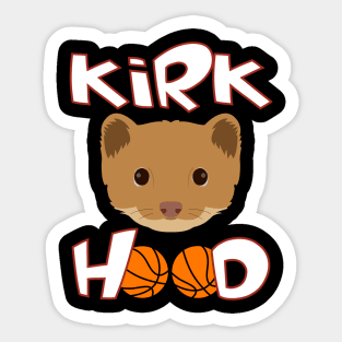 Kirk Hood's Basketball Crew Warmup Jersey Sticker